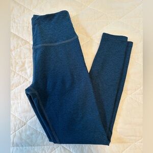 Beyond Yoga high waist spacedye midi legging celestial blue heather size small